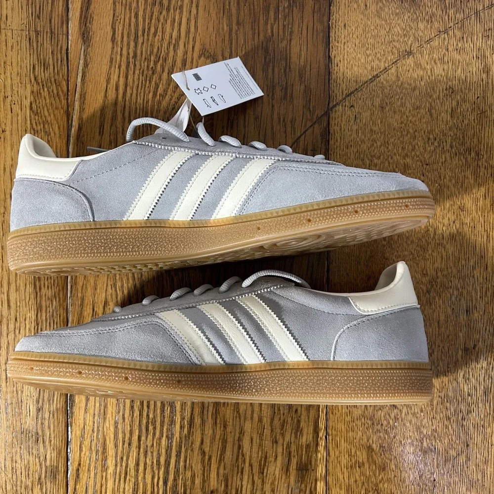 Adidas Mens Size 12 Handball Spezial Grey Two/Cream White/White Athletic Shoes